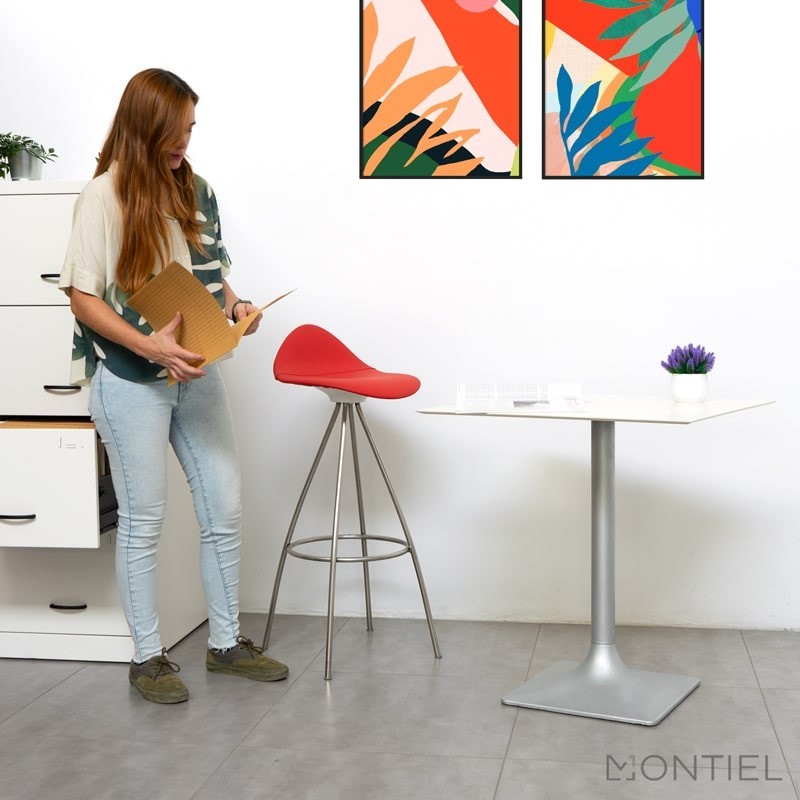 taburete alto giratorio personalizable