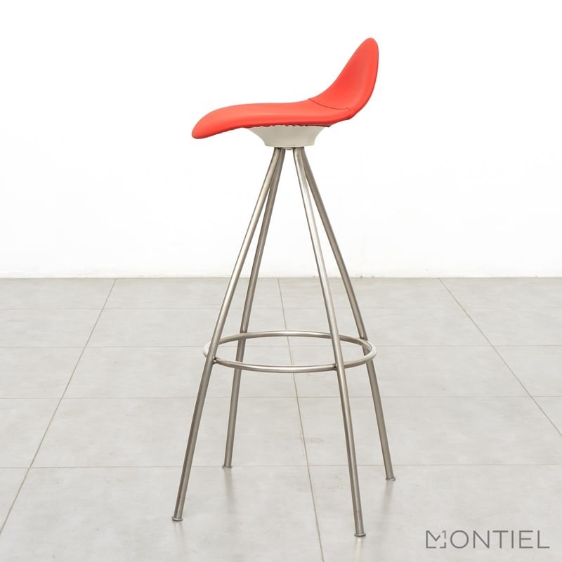 ▷ Taburete con Respaldo tapizado MM445 - Montiel