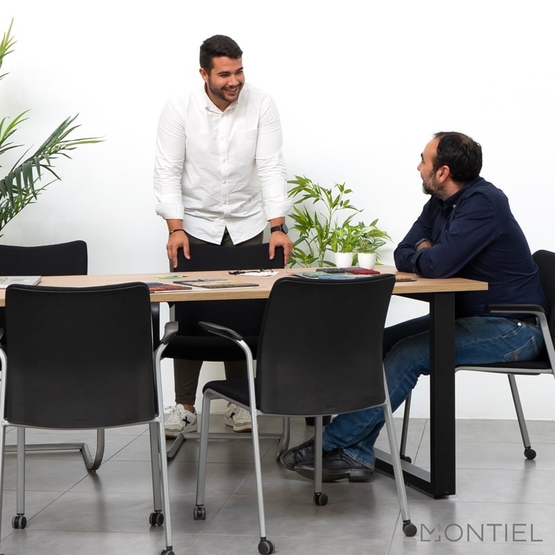 mesa reuniones rectangular para sala de juntas