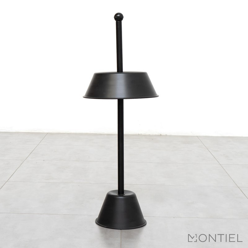 ▷ Cenicero Exterior Alto Metálico Negro MM911