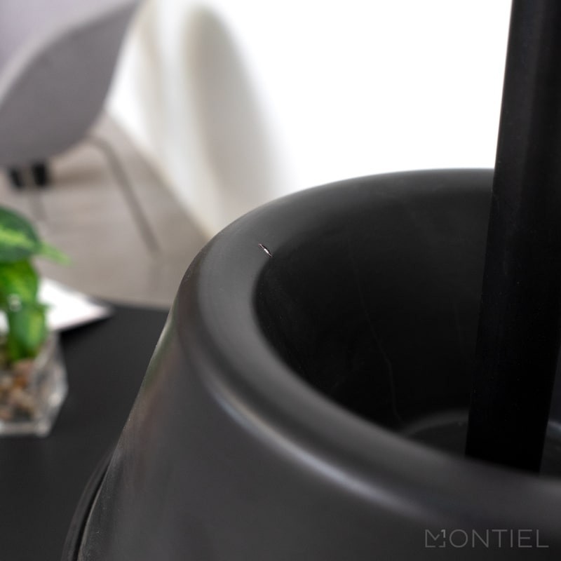 ▷ Cenicero Exterior Alto Metálico Negro MM911