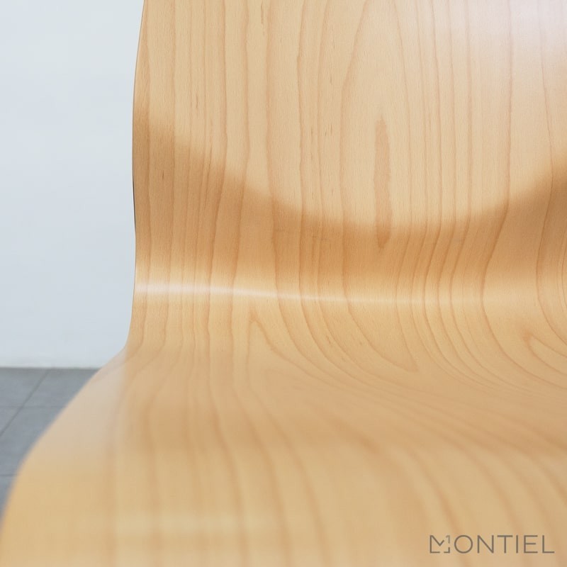 ▷ Silla Madera Sin Brazos Curvae de Forma 5 - Montiel