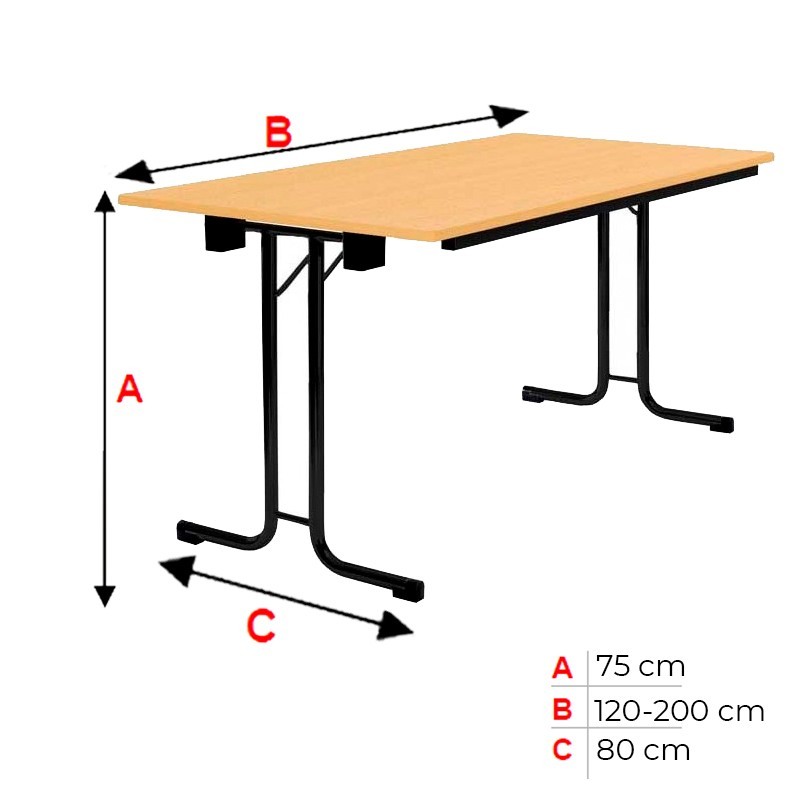 ▷ Mesa Plegable Ordenador mod. 279 de Tagar - Montiel