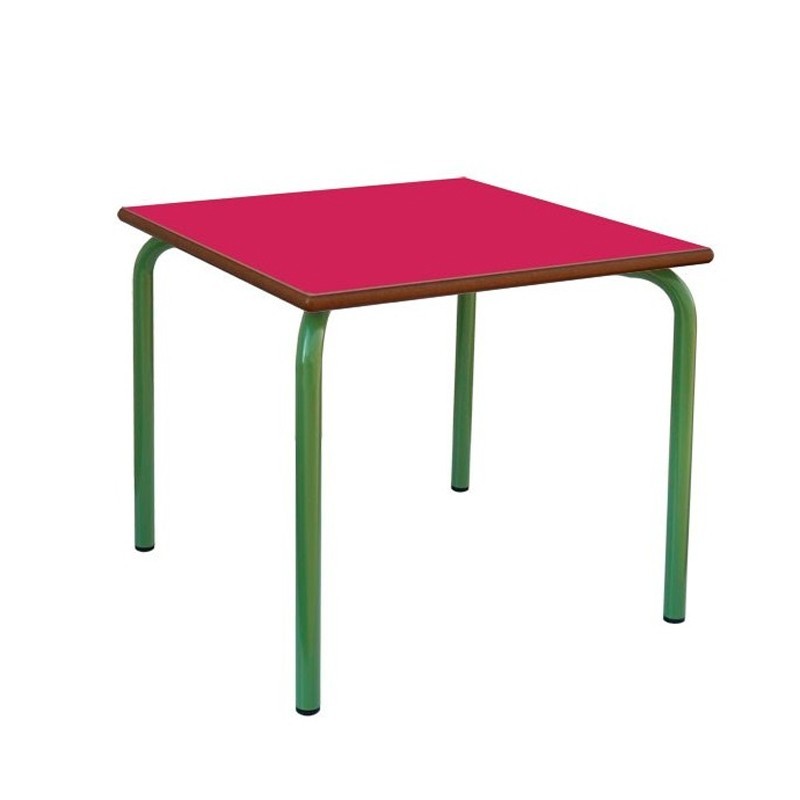 mesa escolar cuadrada