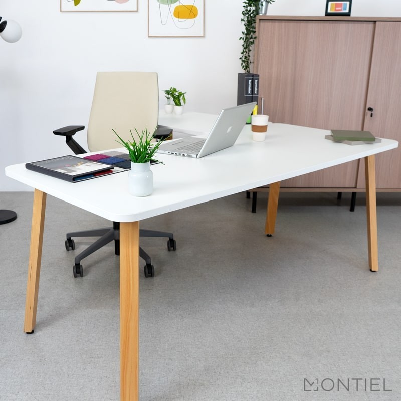 ▷ Mesa Oficina Patas Madera Argos de Ismobel - Montiel