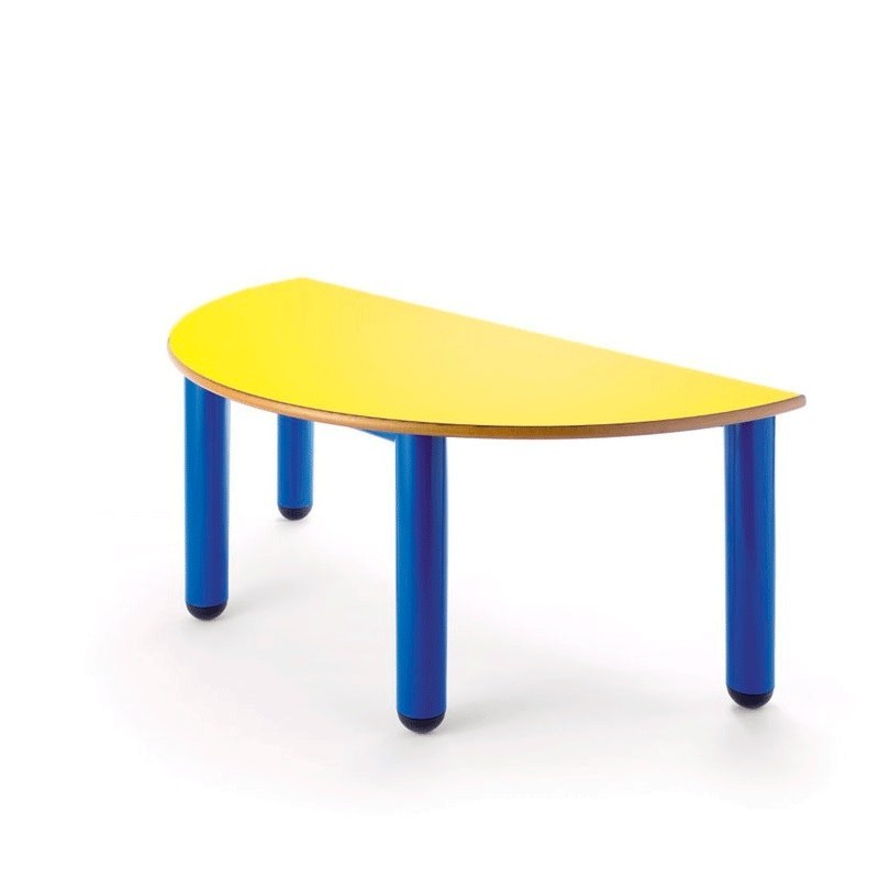 mesas media luna para guarderías