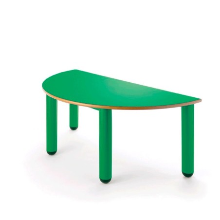 mesa verde infantil para guarderías