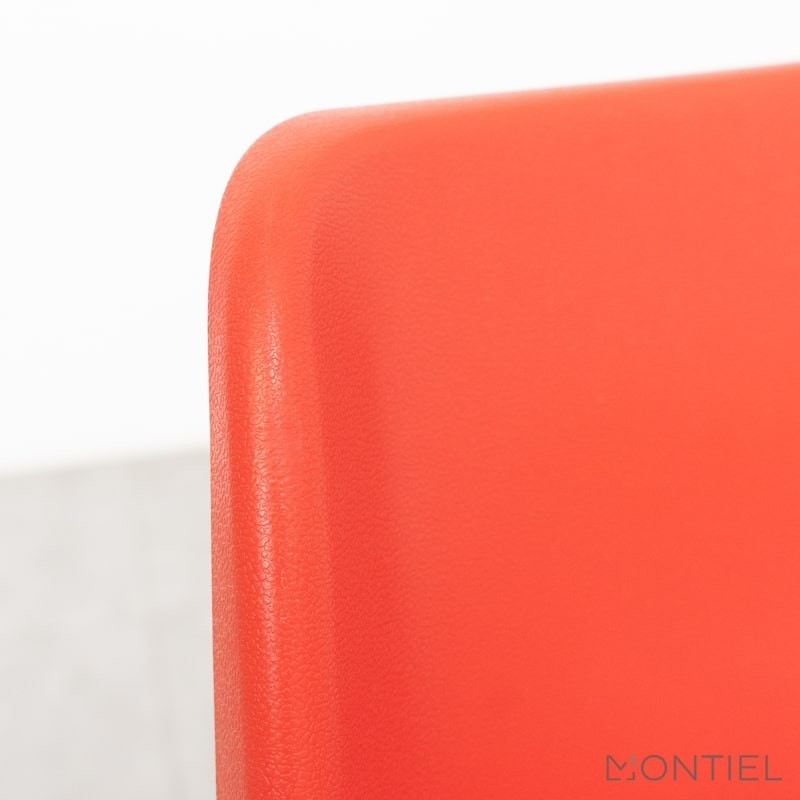 Silla Confidente Oficina Polipropileno Roja MM889 Montiel