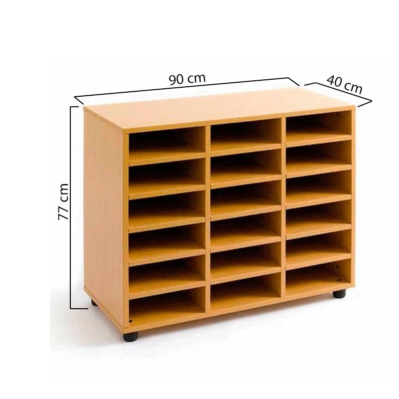 ▷ Estantería Casillero 16 huecos 720-3 Tagar - Montiel