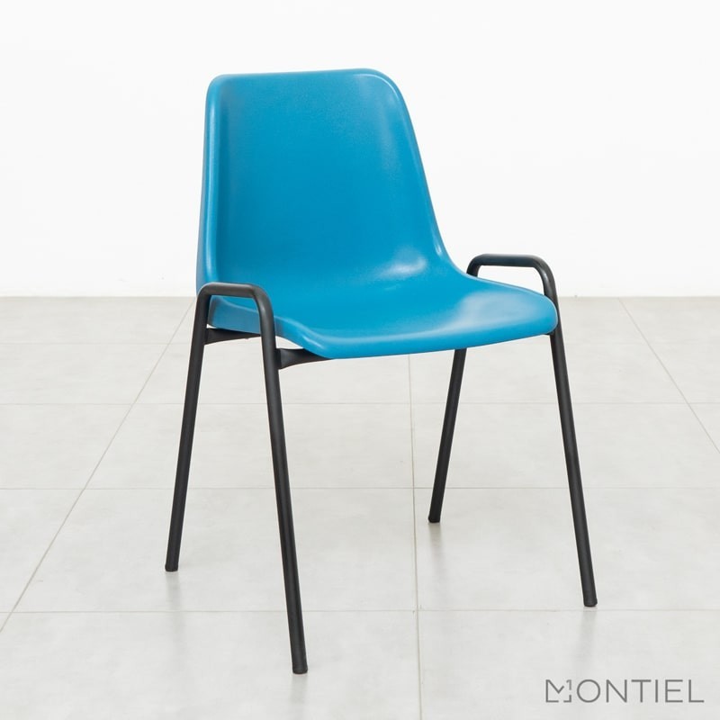 Silla plástico Azul barata de Reoffice By Montiel