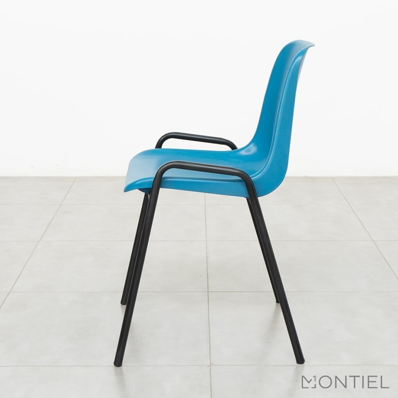Silla plástico Azul barata de Reoffice By Montiel