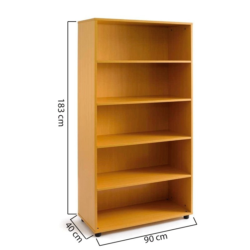 estantería estantes fijos