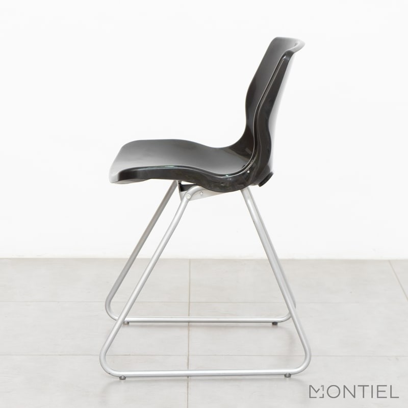Silla Oficina Polipropileno Negro MM944 de Montiel