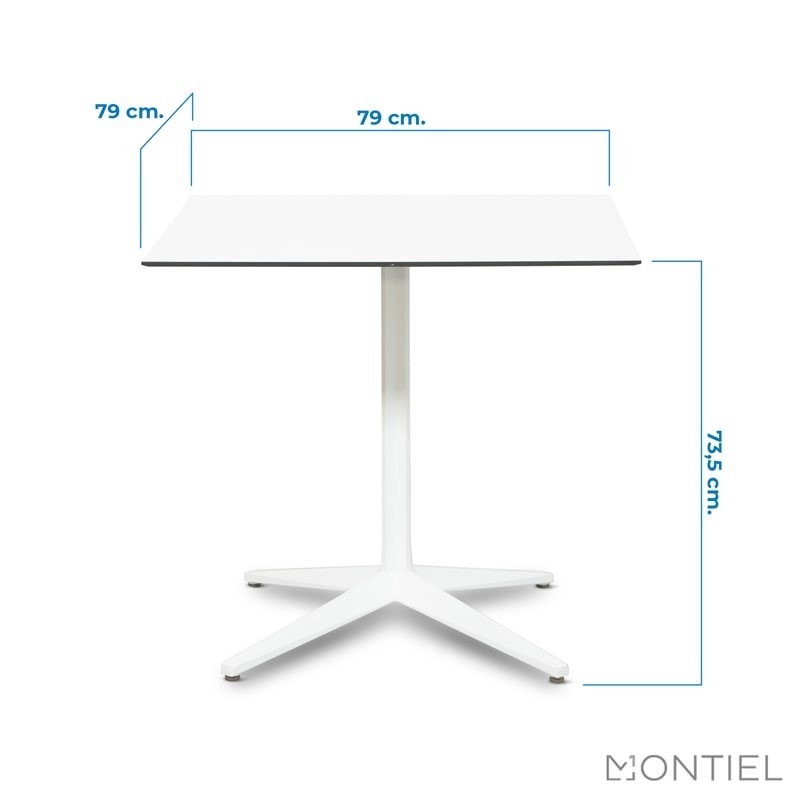 ▷ Mesa Auxiliar Cuadrada 79 cm Faz de Vondom - Montiel