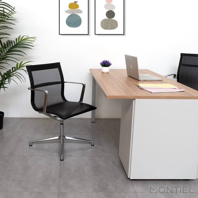 ▷ Silla Visitantes Diseño Una Chair de ICF - Montiel