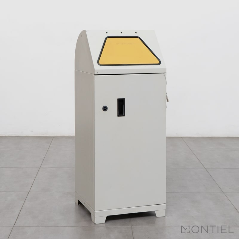 Papelera Metálica de Reciclaje MM989 de Montiel