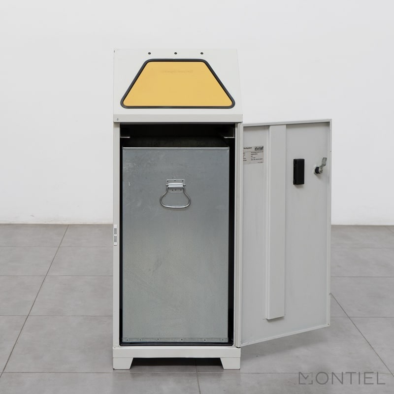 Papelera Metálica de Reciclaje MM989 de Montiel