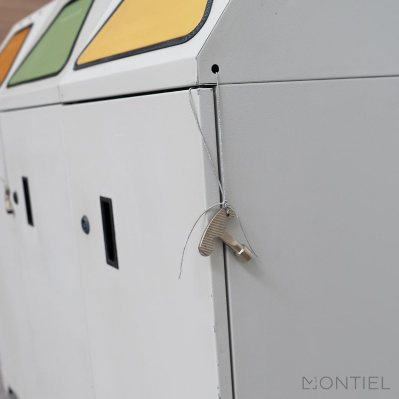 Papelera Metálica de Reciclaje MM989 de Montiel