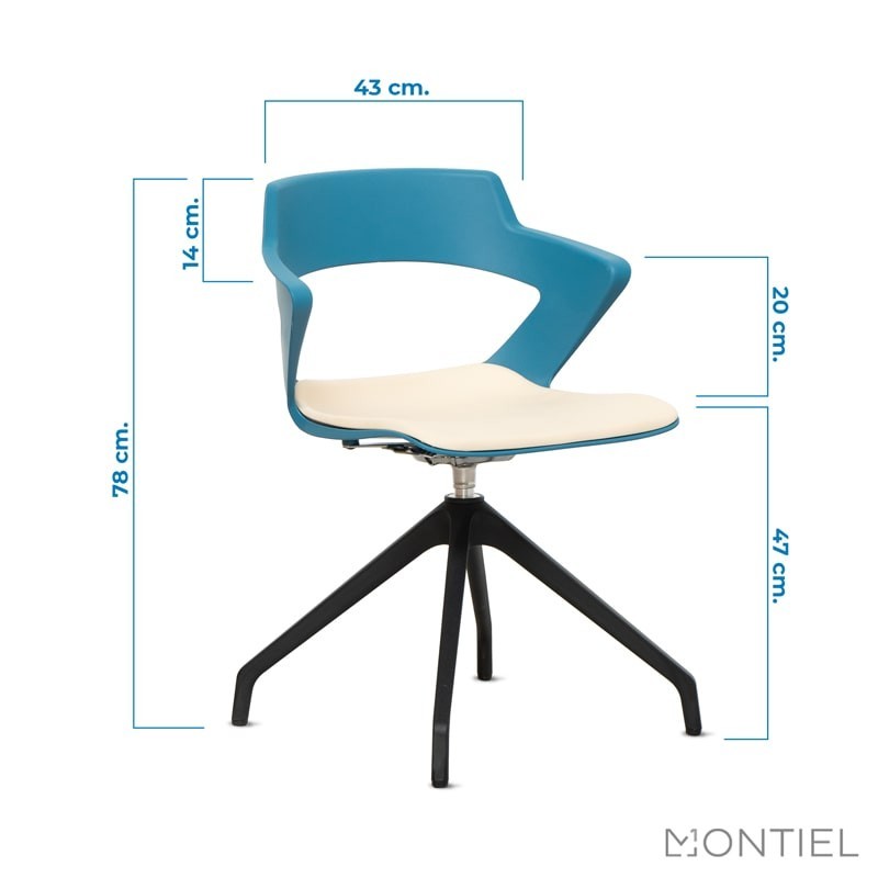 ▷ EXPRESS - Silla Escritorio Giratoria sin Ruedas Creta de JDM