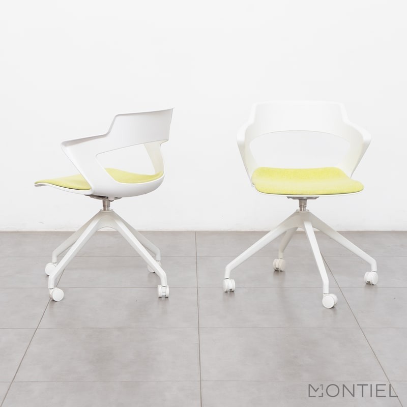 ▷ Silla Giratoria Blanca Creta de JDM Ismobel - Montiel