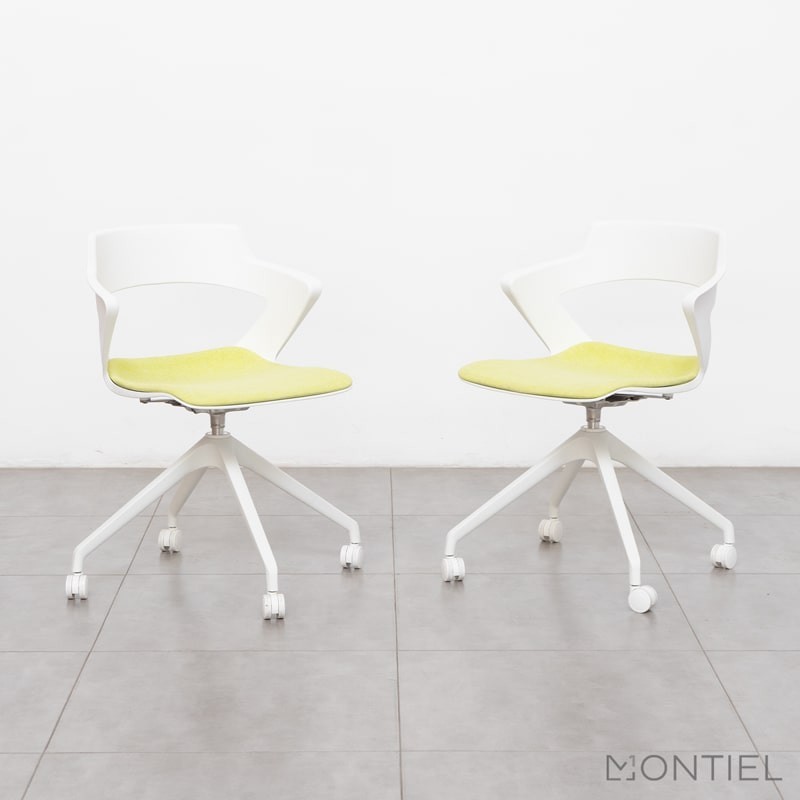 ▷ Silla Giratoria Blanca Creta de JDM Ismobel - Montiel