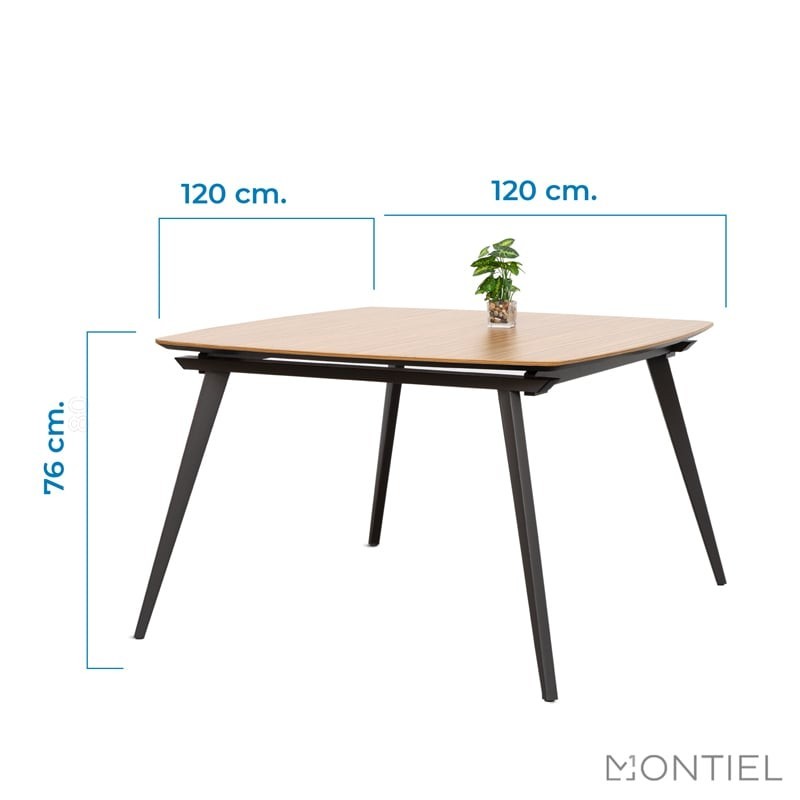 Mesa de Reunión Cuadrada de Kunna - Montiel