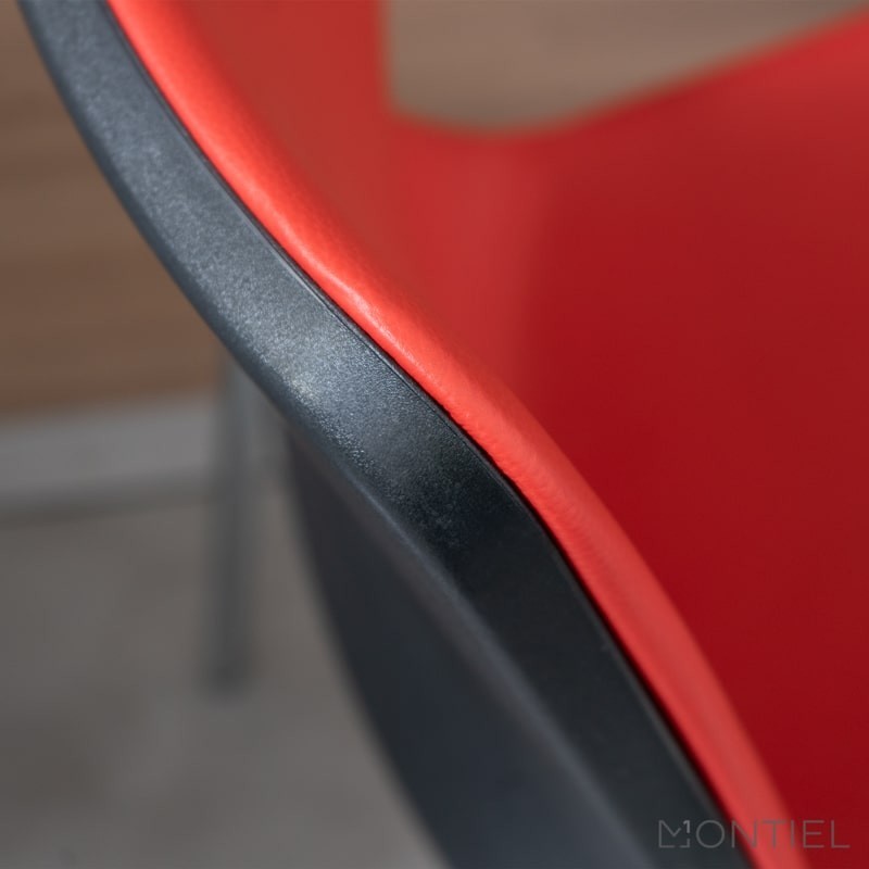 Silla Confidente Símil Piel Bros de Mobel Línea - Montiel