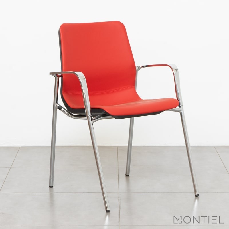 silla para sala de espera polipiel