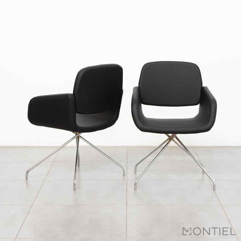 Silla Confidente Símil Piel Aita de DileOffice - Montiel