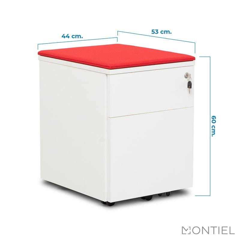 Archivador con ruedas blanco de Forma 5 - Montiel