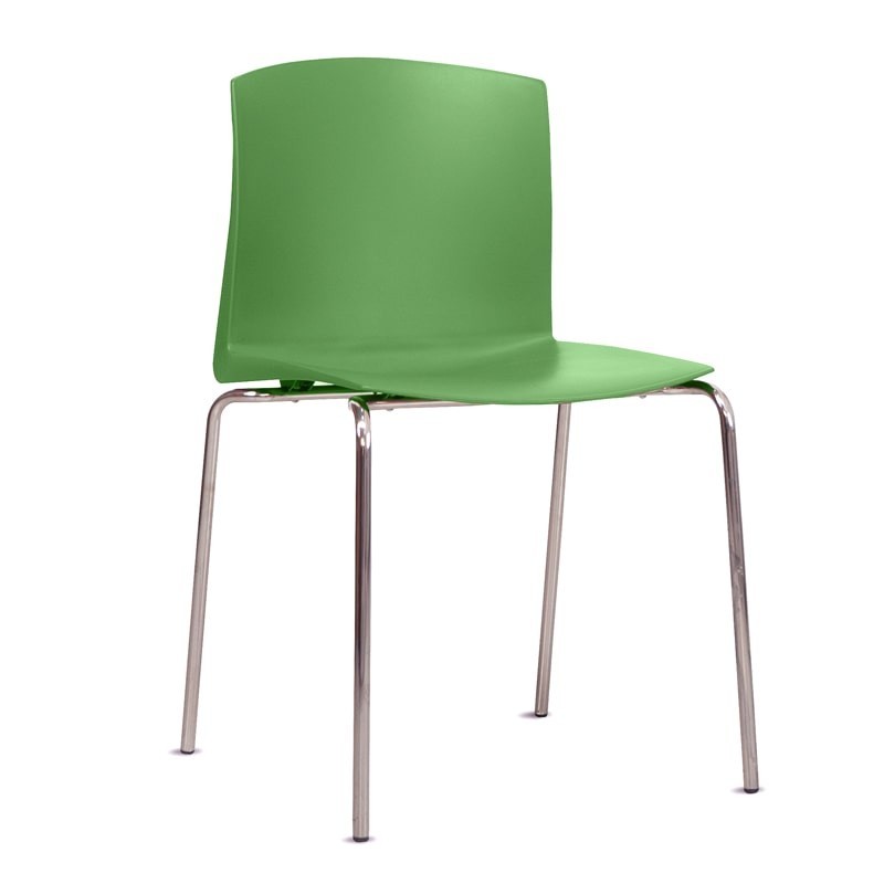 Silla Confidente 4 Patas verde Coral de Kunna - Montiel