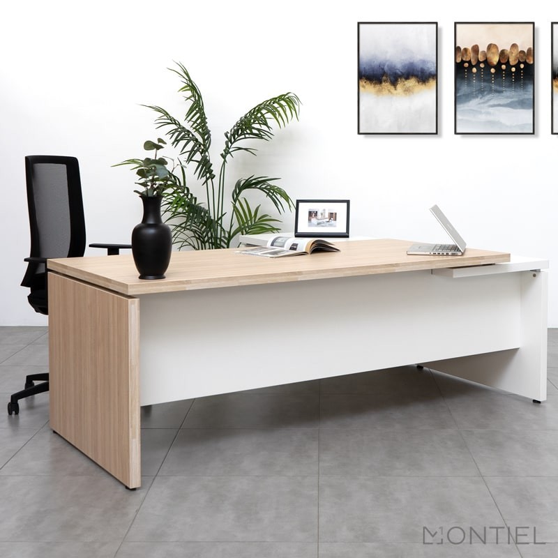 ▷ Mesa Despacho en L Serie H4  - Oficinas Montiel