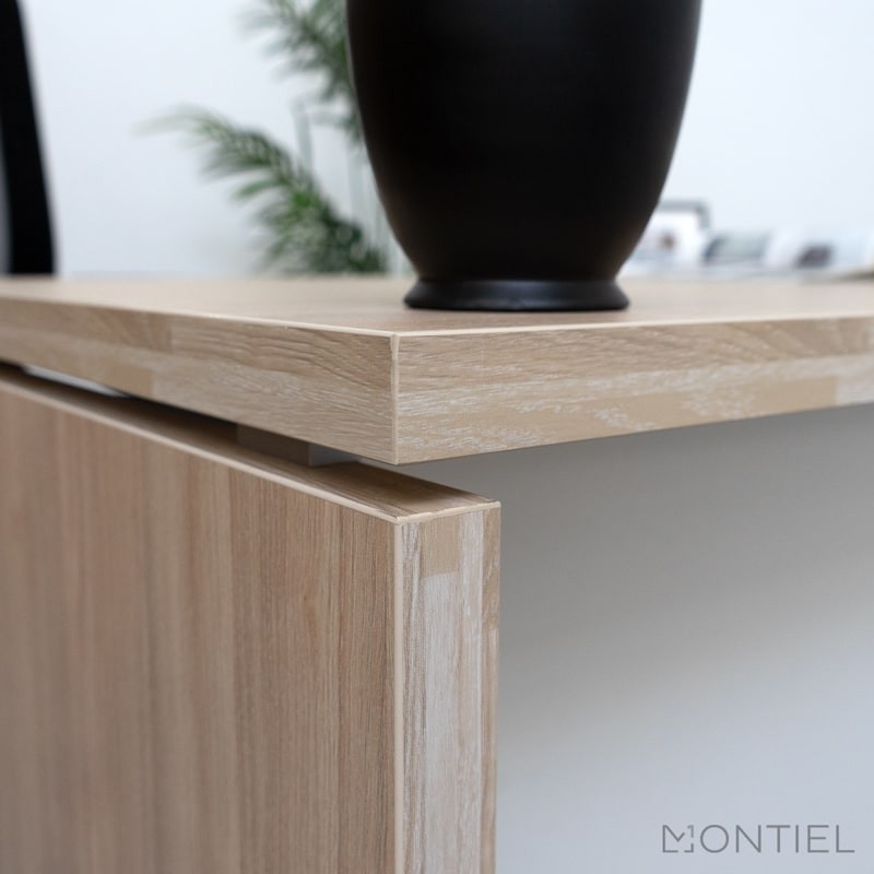 ▷ Mesa Despacho en L Serie H4  - Oficinas Montiel