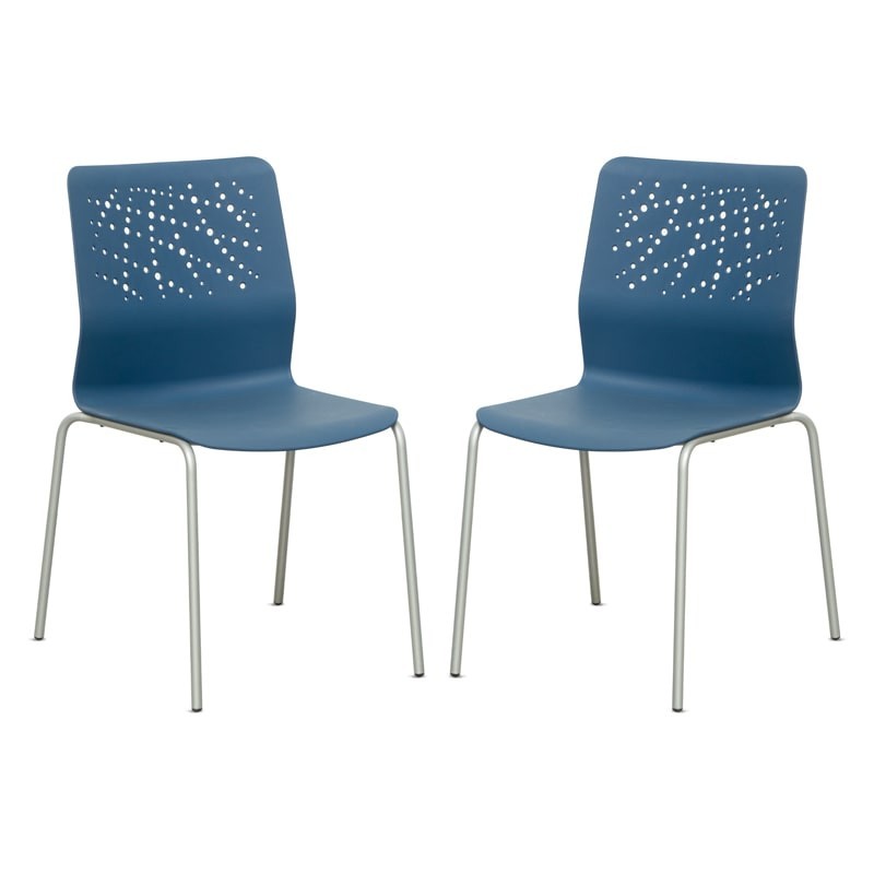 Silla Confidente Azul Urban Bloc de Actiu -  Montiel