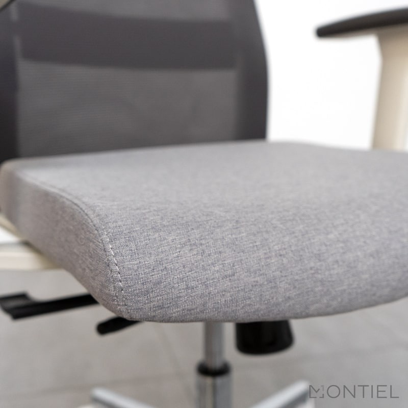 Silla Oficina Ergonómica Blanca  XXL Niza de Euromof