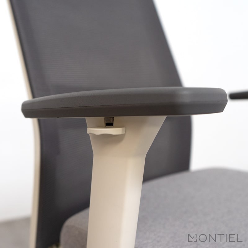 Silla Oficina Ergonómica Blanca  XXL Niza de Euromof