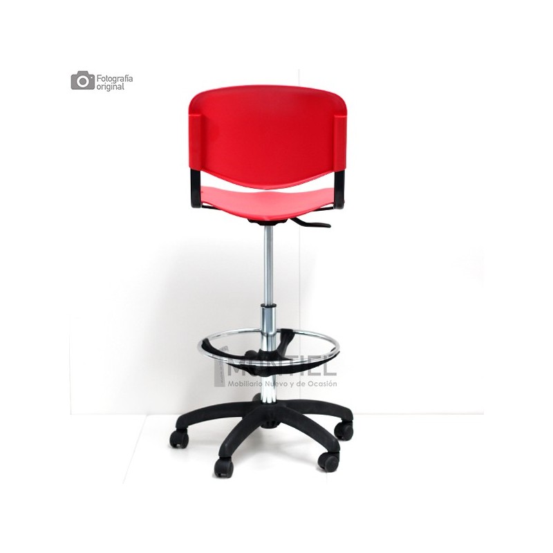 Taburete de Oficina Leo de Polipropileno de Kunna - Montiel