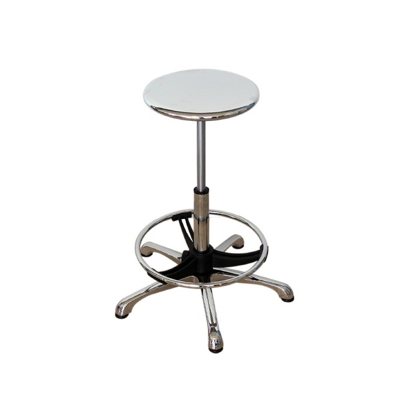 ▷ Taburete clínico Chrome de Kunna - Oficinas Montiel