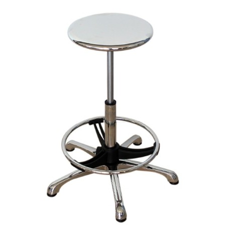 ▷ Taburete clínico Chrome de Kunna - Oficinas Montiel