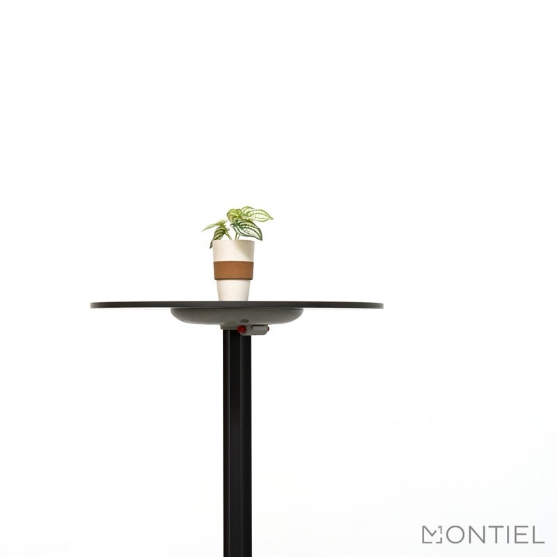 Mesa Redonda Alta Tablero Plegable Ypsilon de Pedrali