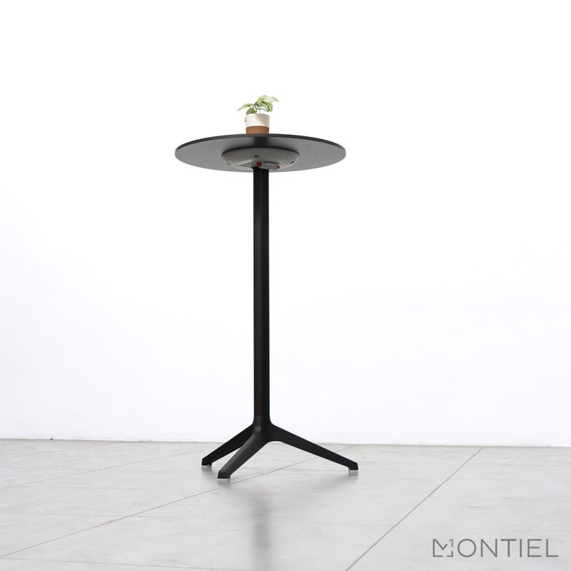 Mesa Redonda Alta Tablero Plegable Ypsilon de Pedrali