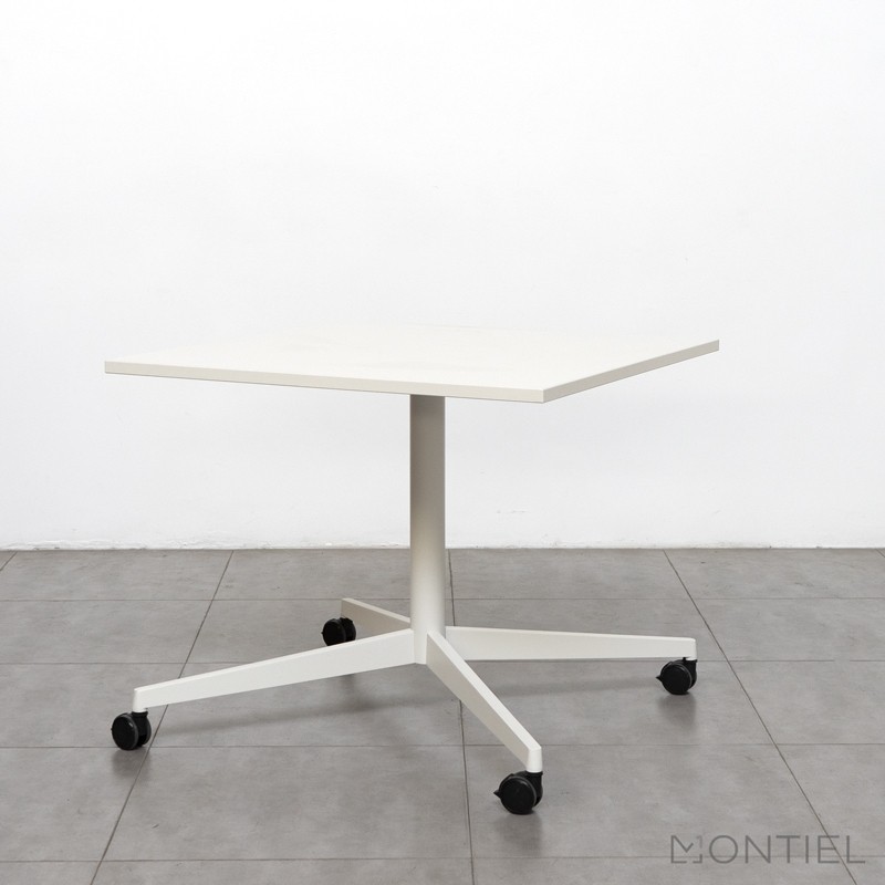 Mesa Escritorio Pequeña con Ruedas 90x90 cm - Montiel