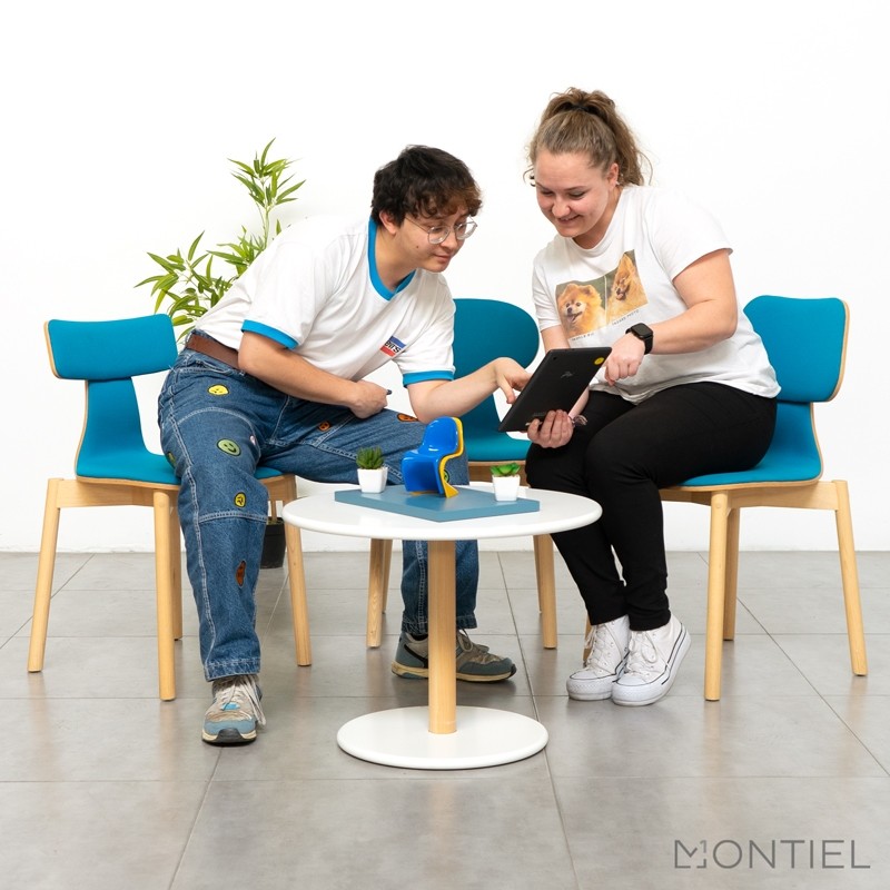 Silla 4 patas Madera Escritorio Silla40 Sancal - Montiel