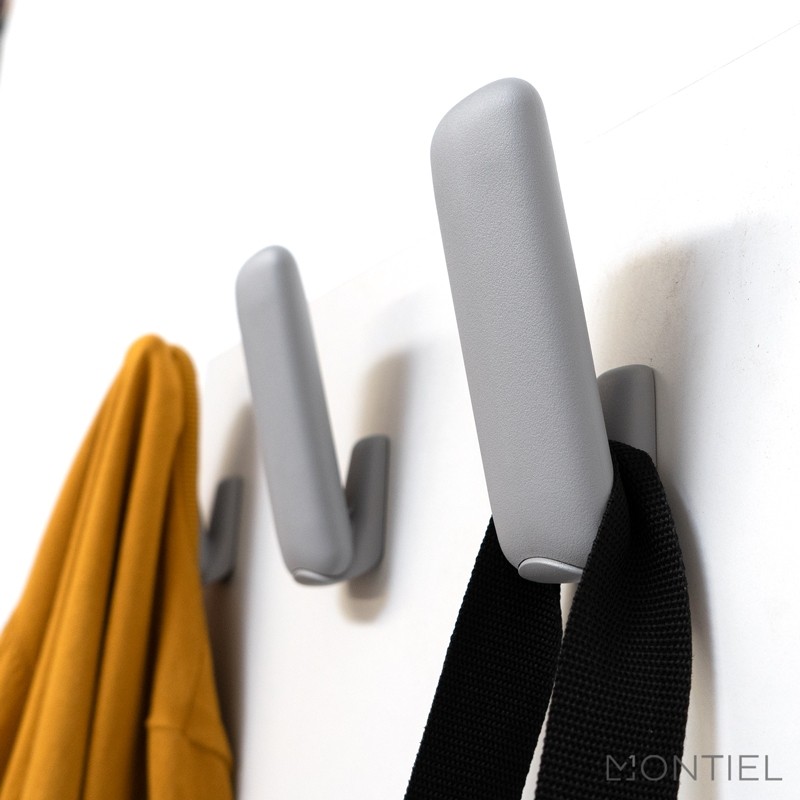 Perchero de Diseño Gris de Pared Caddy de ENEA - Montiel