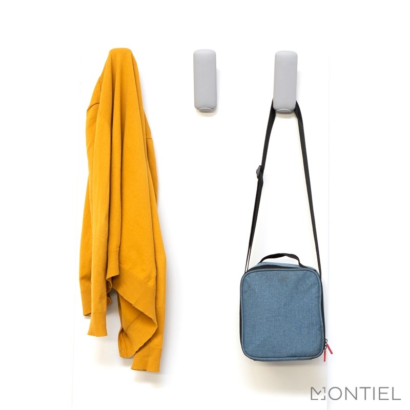 Perchero de Diseño Gris de Pared Caddy de ENEA - Montiel
