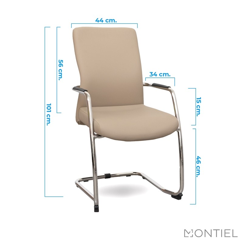 ▷ Silla Confidente Creta de Mobel Linea - Oficinas Montiel