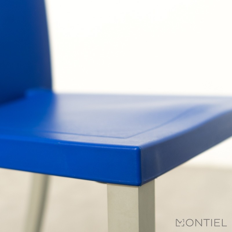 Silla Confidente Oficina Azul sin brazos de Gaber Montiel - OUTLET