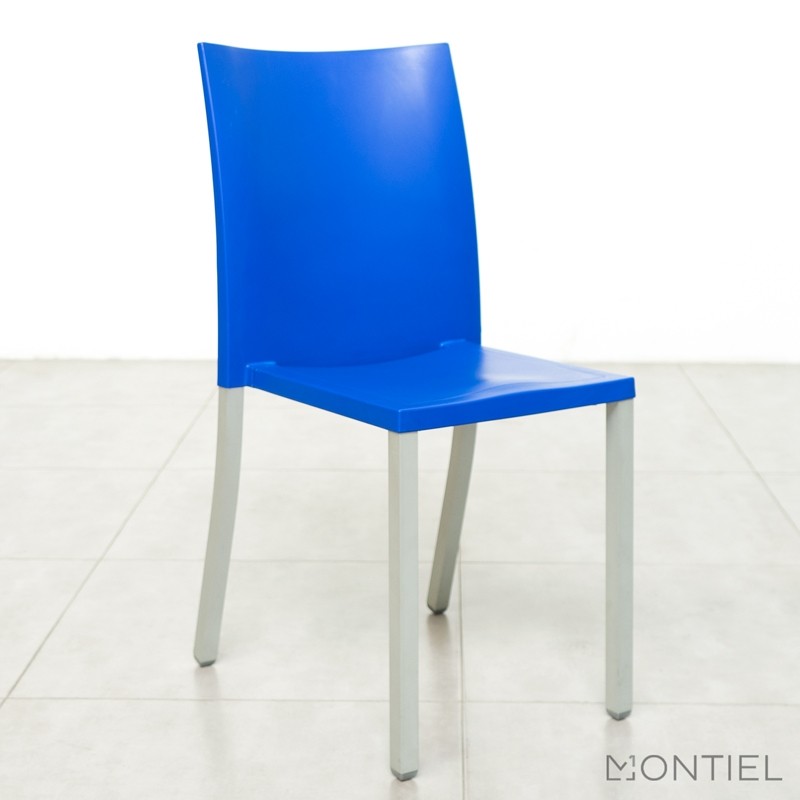 Silla Confidente Oficina Azul sin brazos de Gaber Montiel - OUTLET