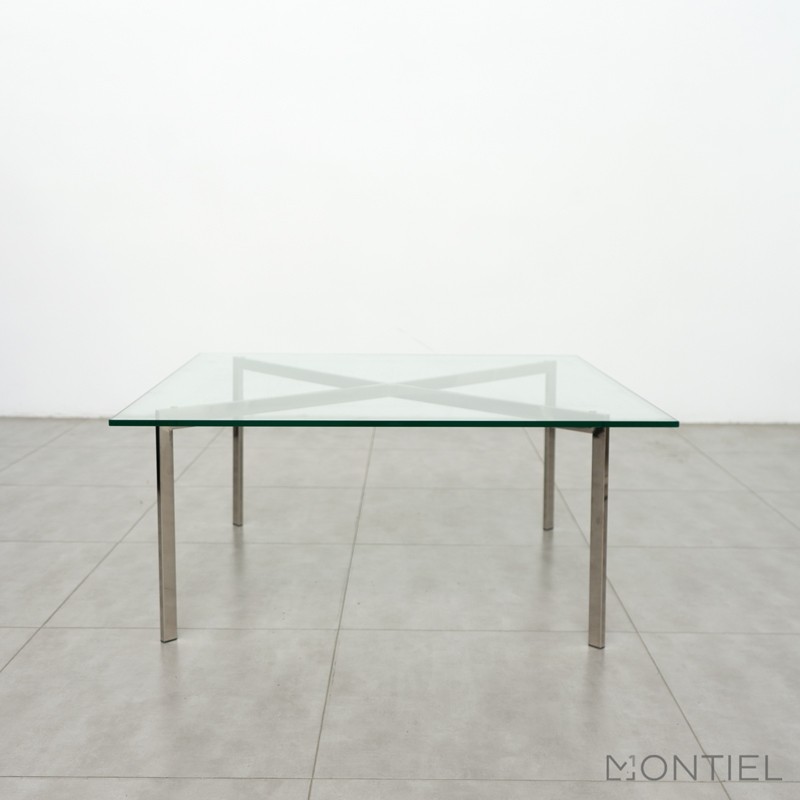 Mesa Auxiliar Cristal Inspiración Barcelona Table - Montiel