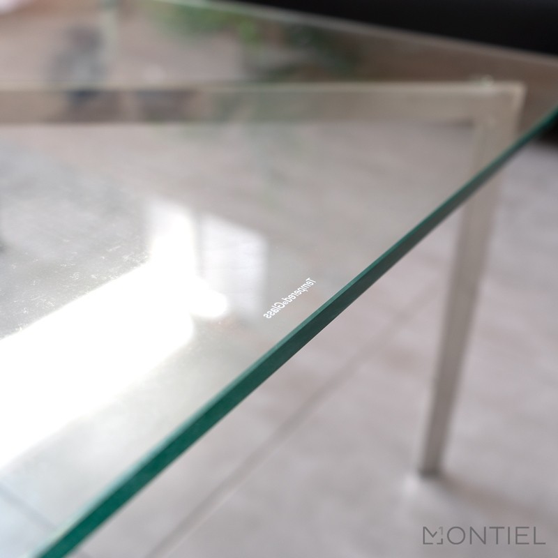 Mesa Auxiliar Cristal Inspiración Barcelona Table - Montiel